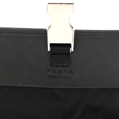 Prada Re-Nylon Saffiano Smartphone Case Crossbody Black 6 of 11