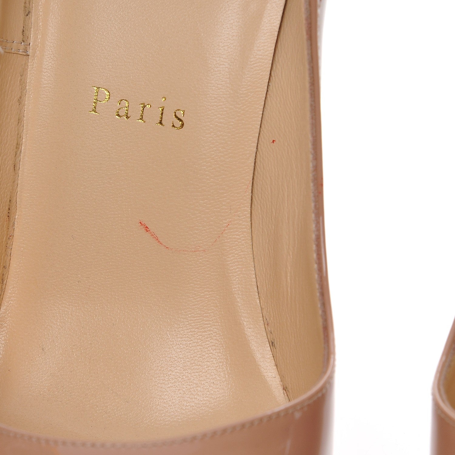Christian Louboutin Patent So Kate 120 Pumps 38 Nude 8 of 10