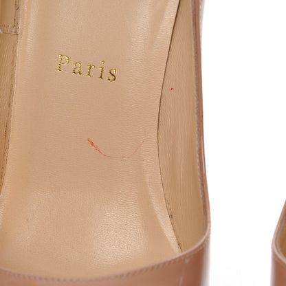 Christian Louboutin Patent So Kate 120 Pumps 38 Nude 8 of 10