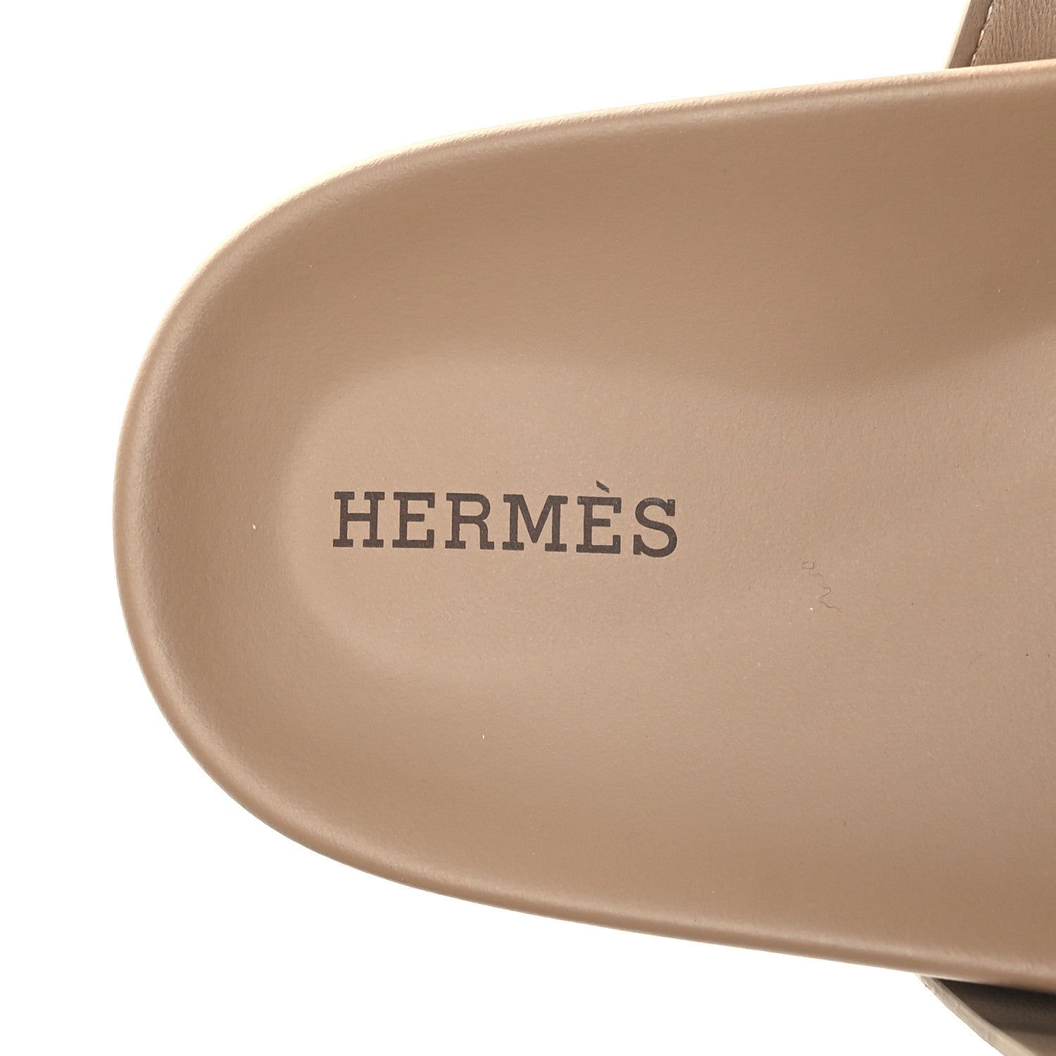 Hermes Suede Goatskin Womens Chypre Sandals 40 Beige Argile 8 of 10