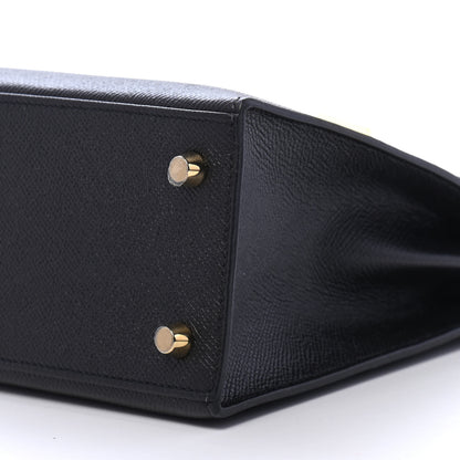 Hermes Epsom Kelly Sellier 25 Black 9 of 11