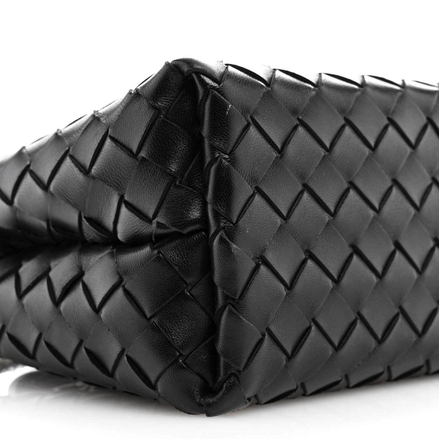 Nappa Intrecciato Small Andiamo Shoulder Bag Black