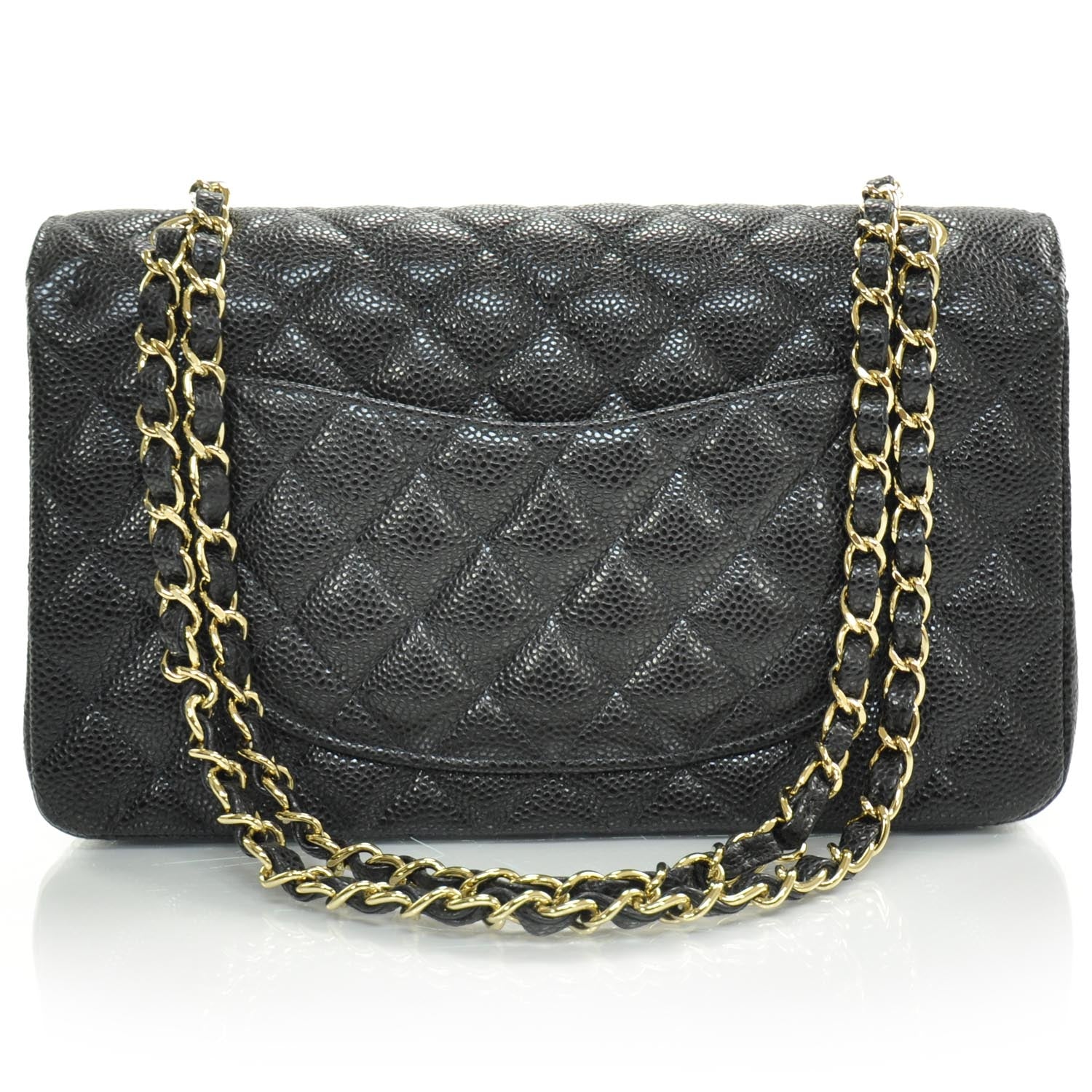 Chanel Caviar Quilted Medium Double Flap Black 4 of 10