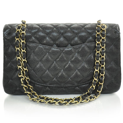 Chanel Caviar Quilted Medium Double Flap Black 4 of 10