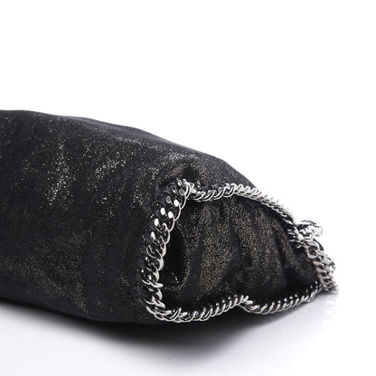 Stella McCartney Chamois Shiny Dotted Falabella Fold Over Tote Ruthenium 6 of 9