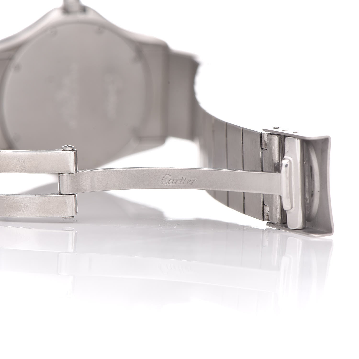 Cartier Stainless Steel 33mm Santos Ronde Quartz Watch 6 of 7
