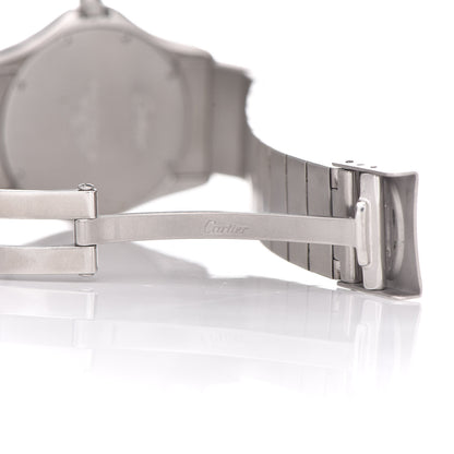 Cartier Stainless Steel 33mm Santos Ronde Quartz Watch 6 of 7
