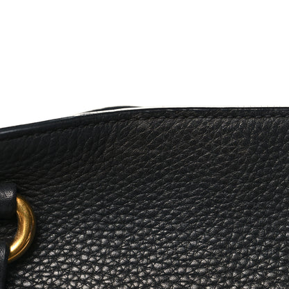 Prada Vitello Daino Shopping Satchel Black 15 of 15