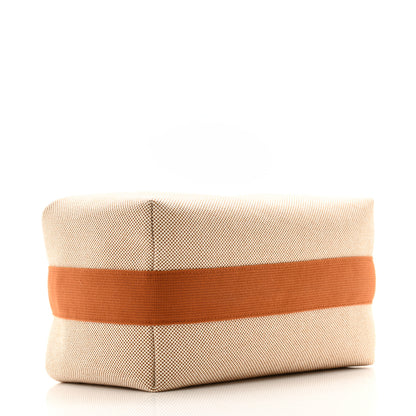 Hermes Canvas Large Bride-A-Brac Cabriole Case Biscuit 4 of 7