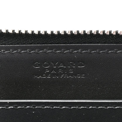 Goyard Goyardine Matignon Zip Around GM Wallet Black 6 of 6