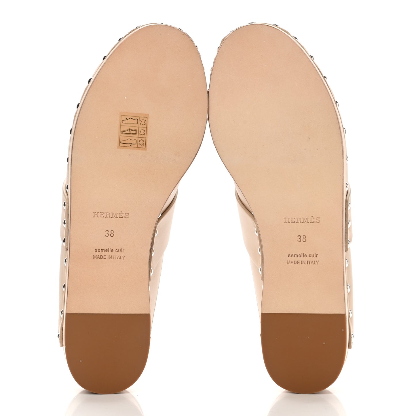 Calfskin Calya Mules 38 Hetre
