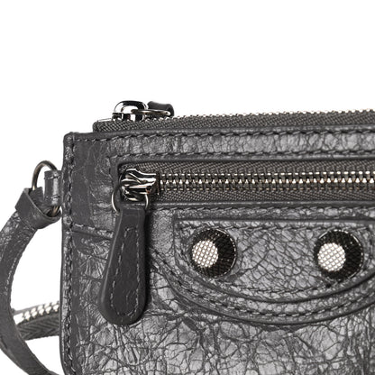 Balenciaga Agneau Arena Le Cagole Shoulder Bag XS Dark Grey 17 of 19