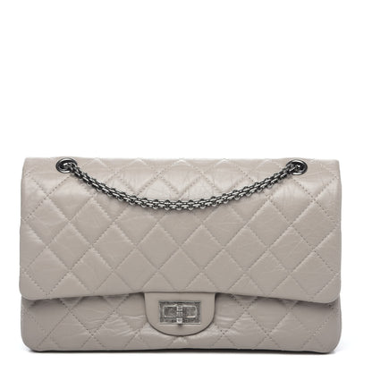 Chanel Aged Calfskin Quilted 2.55 Reissue 227 Flap Grey 1 of 11