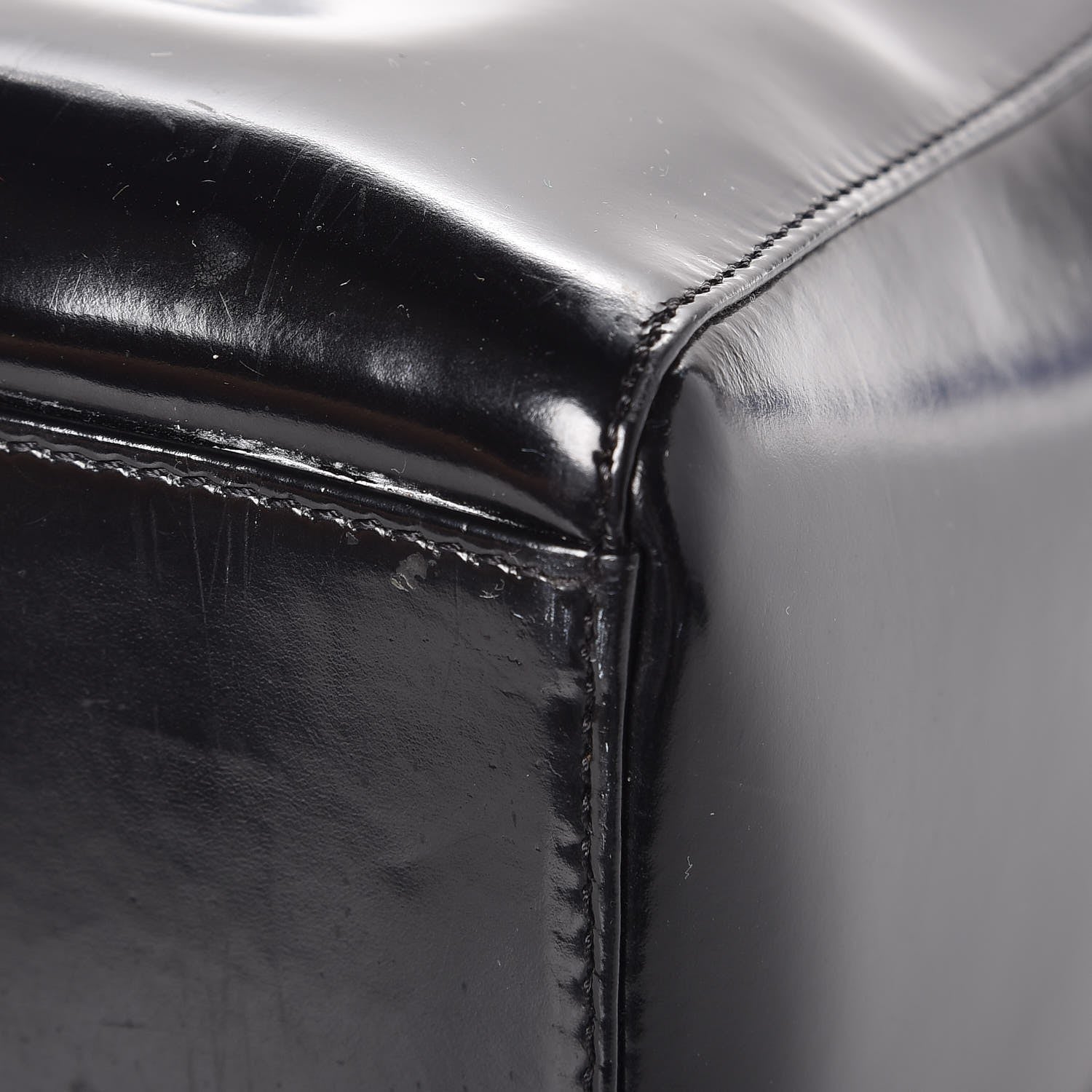 Christian Dior Glazed Calfskin Large Lady Dior Black 10 of 15