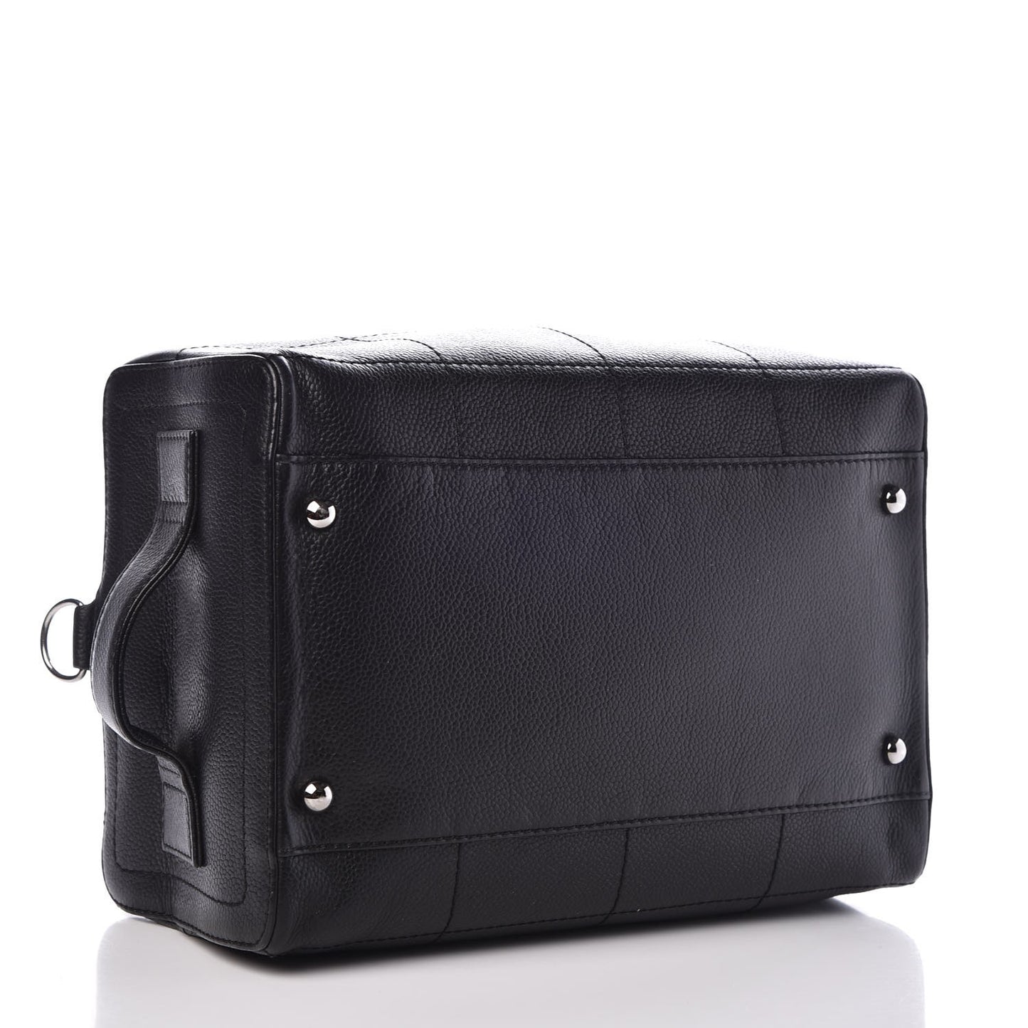 Caviar Square Stitched Tote Black