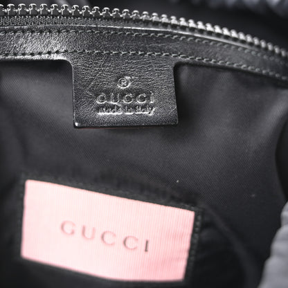 Gucci Techno Canvas GucciGhost Double Buckle Backpack Blue Agata Hibiscus Red 6 of 10