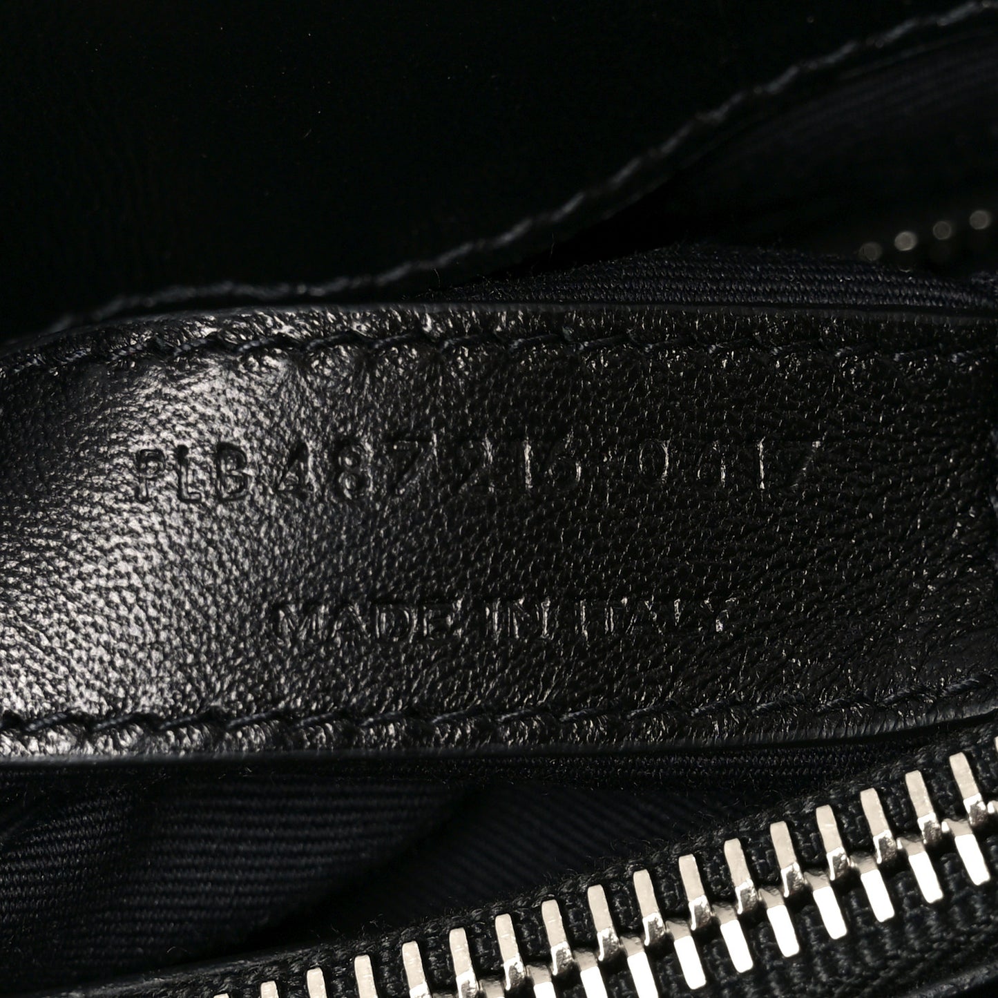 Calfskin Y Quilted Monogram Medium Loulou Chain Satchel Black
