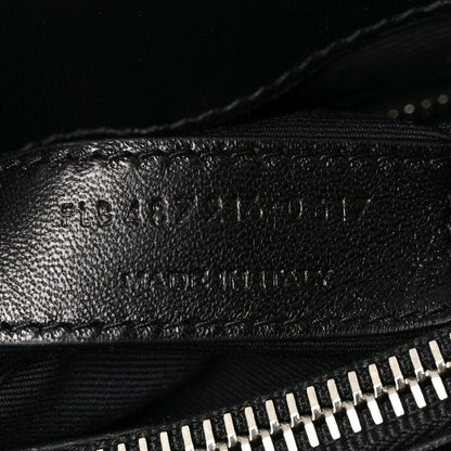 Saint Laurent Calfskin Y Quilted Monogram Medium Loulou Chain Satchel Black 6 of 10