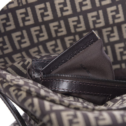 Fendi Zucchino Vitello Baguette Testa di Moro Beige 7 of 11
