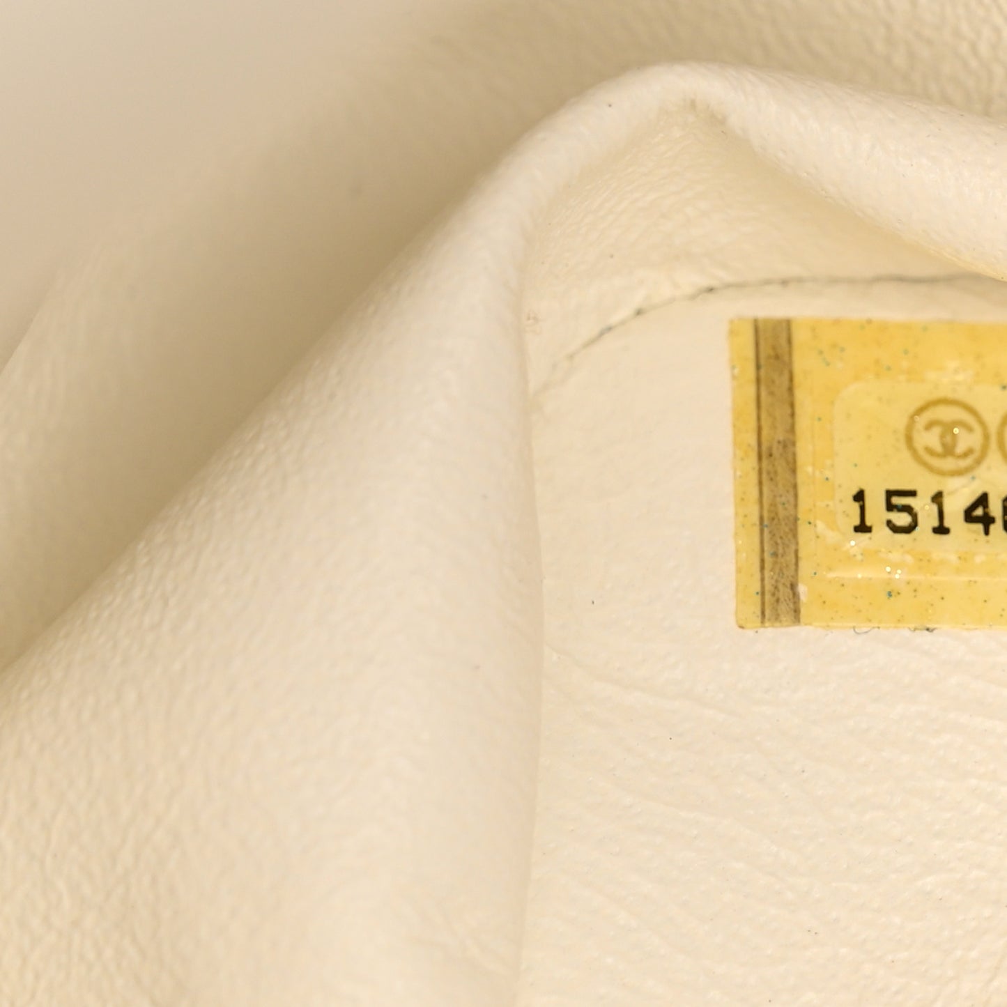 Caviar Quilted Jumbo Double Flap White