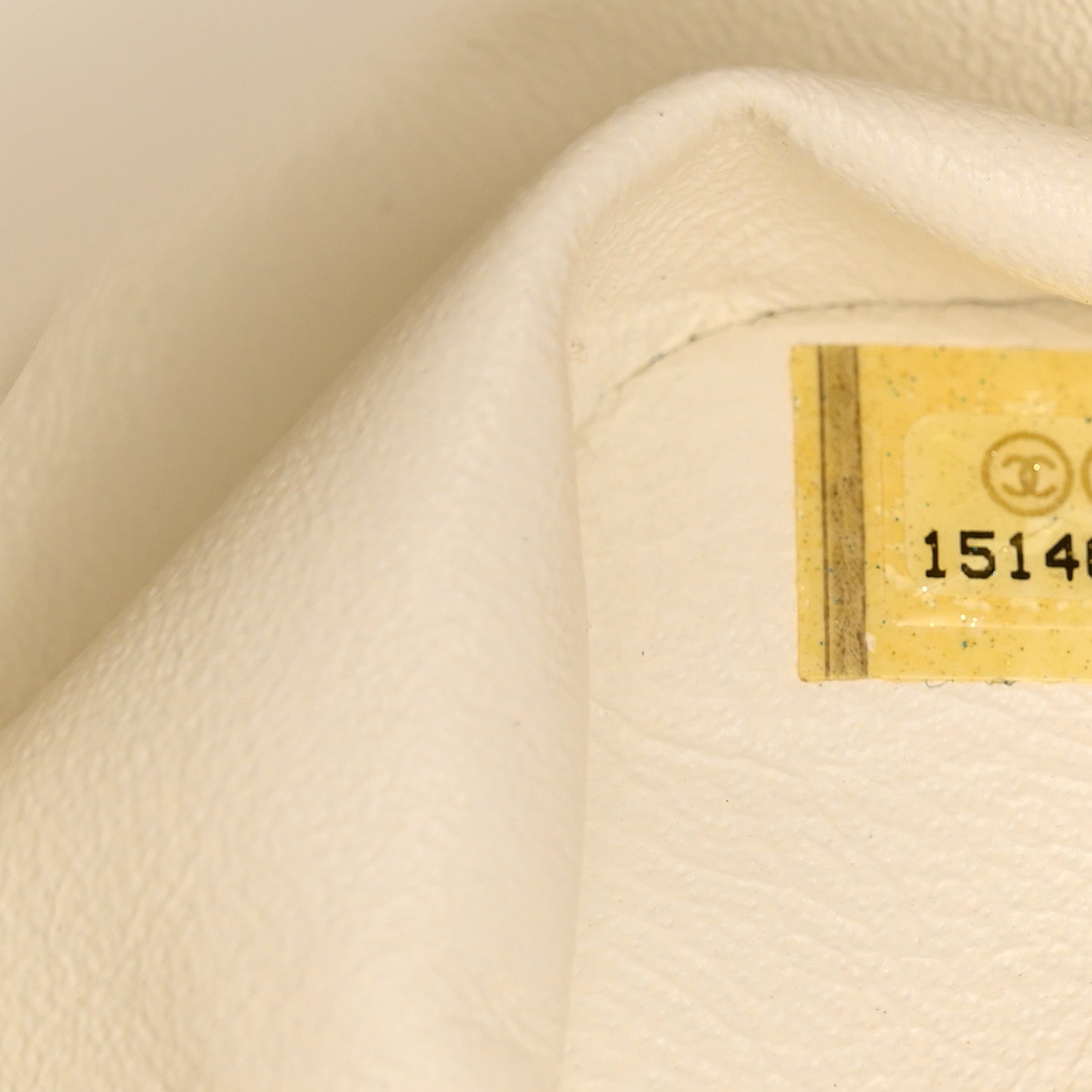 Chanel Caviar Quilted Jumbo Double Flap White 7 of 15