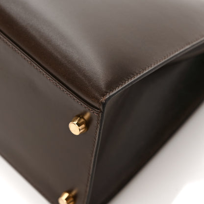 Hermes Box Kelly Sellier 35 Chocolate 10 of 12