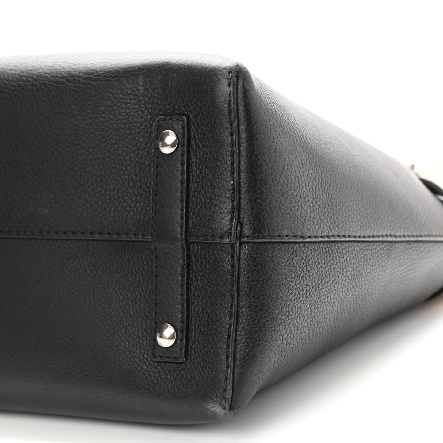 Soft Grain Calfskin Medium Belt Bag Black