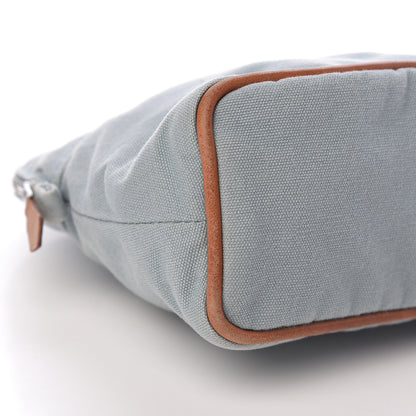 Hermes Cotton Canvas Bolide Travel Cosmetic Pouch MM 5 of 11