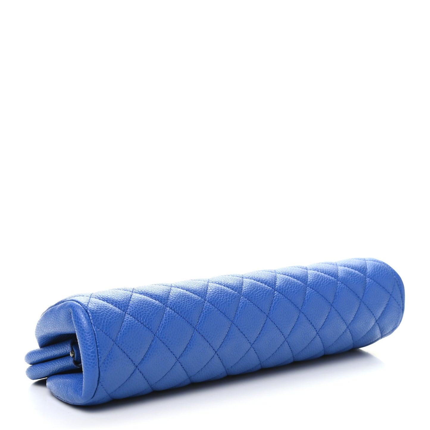 Caviar Quilted Timeless Clutch Blue