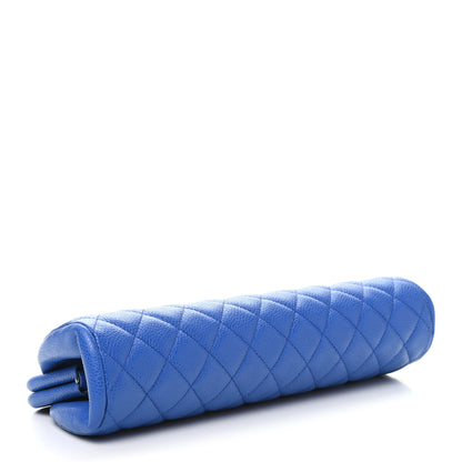 Chanel Caviar Quilted Timeless Clutch Blue 4 of 8
