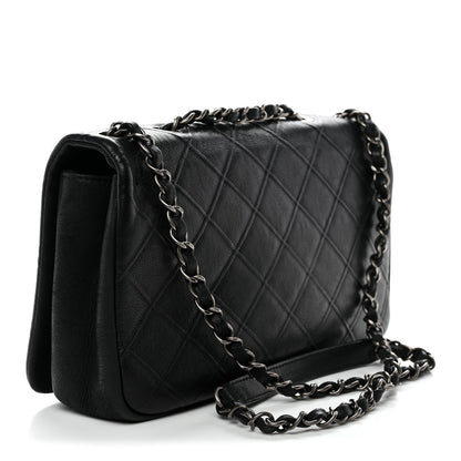 Chanel Calfskin Diamond Embossed New Chic Flap Black 3 of 11