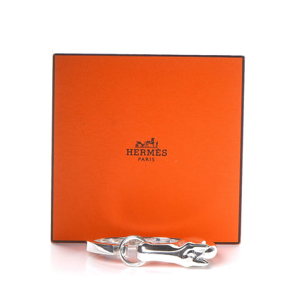 Hermes Sterling Silver PM Galop Bracelet LG 7 of 7