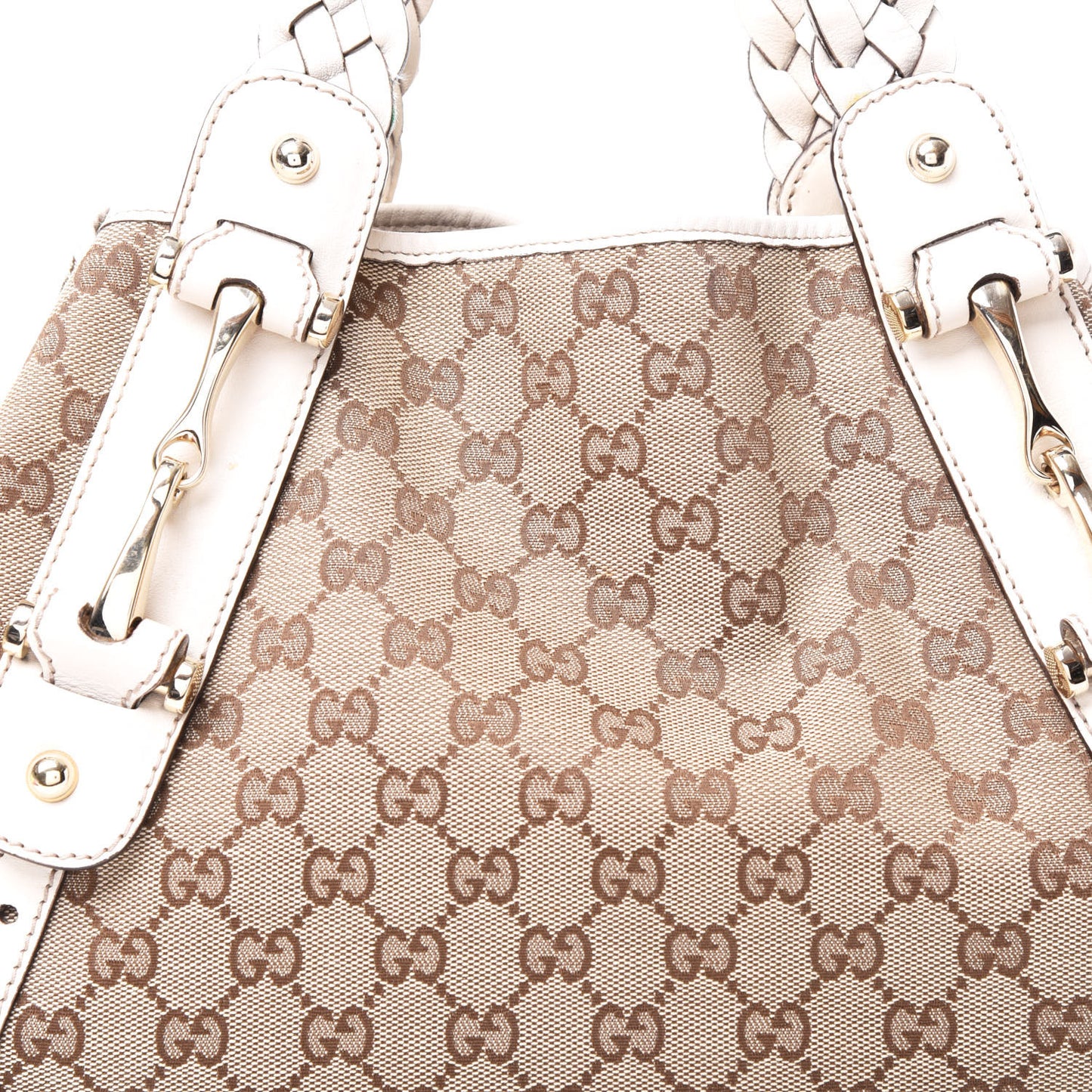Monogram Small Pelham Shoulder Bag Off White