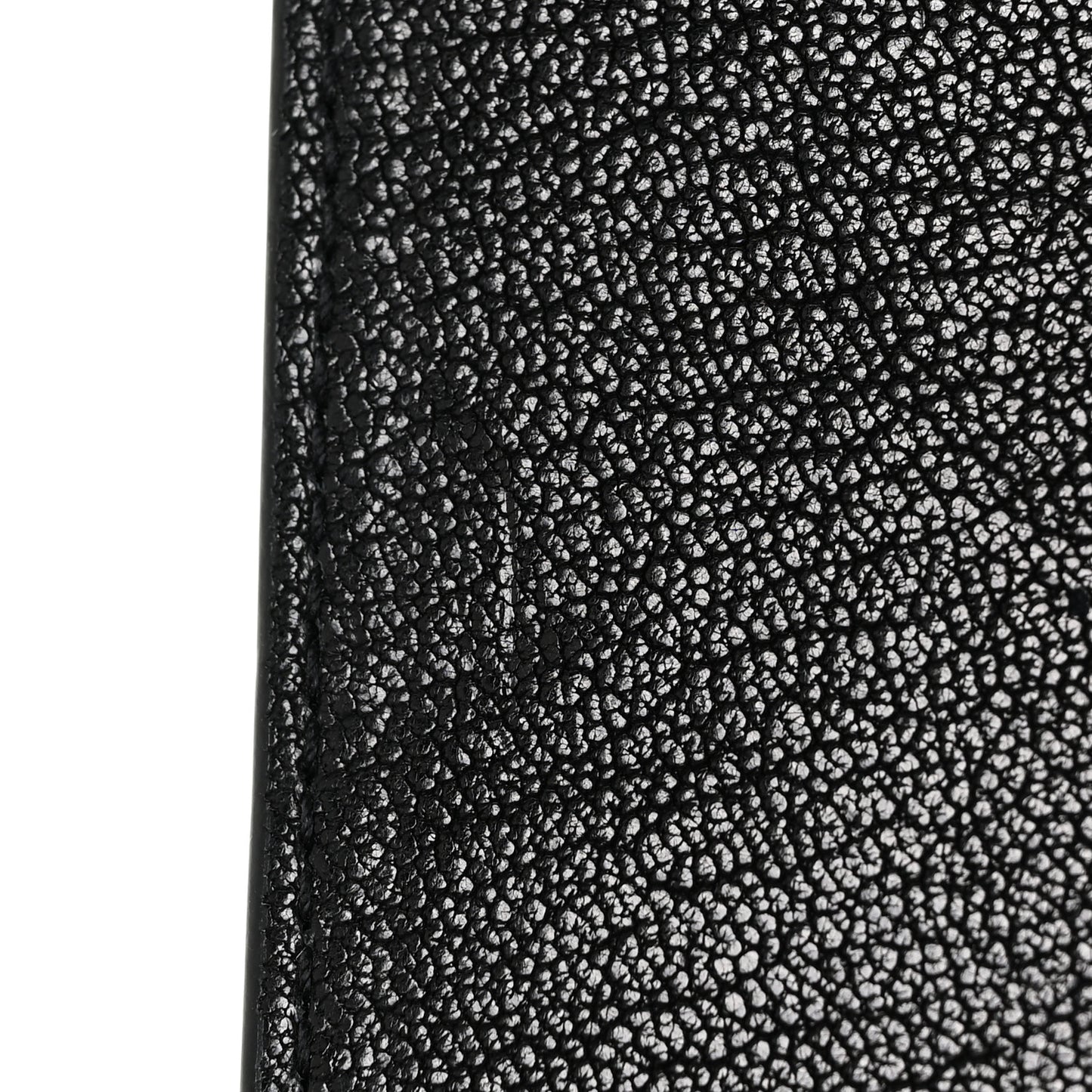 Smooth Calfskin Classic Monogram Kate Heart Tassel Heart Chain Wallet Black