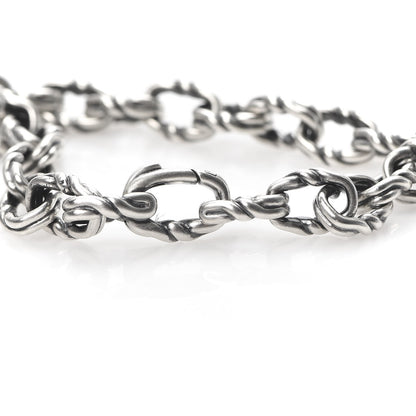 David Yurman Sterling Silver 8mm Twist Link Chain Bracelet 4 of 5
