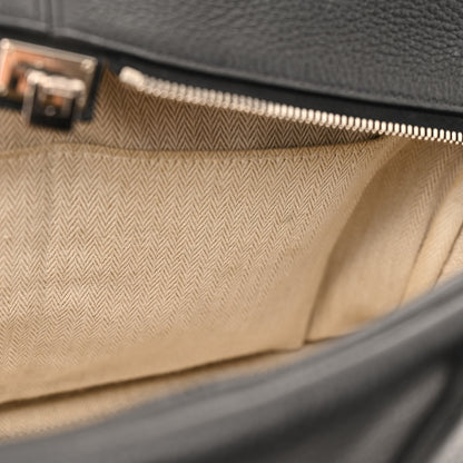 Hermes Taurillon Clemence Victoria II 35 Black 10 of 16