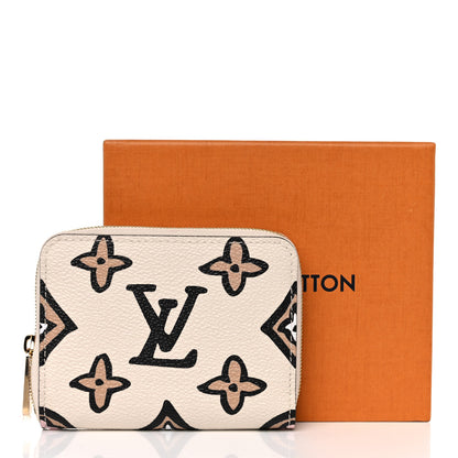 Louis Vuitton Monogram Giant Wild At Heart Zippy Coin Purse Creme 7 of 7