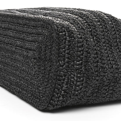 Saint Laurent Raffia Rive Gauche Tote Black 10 of 10
