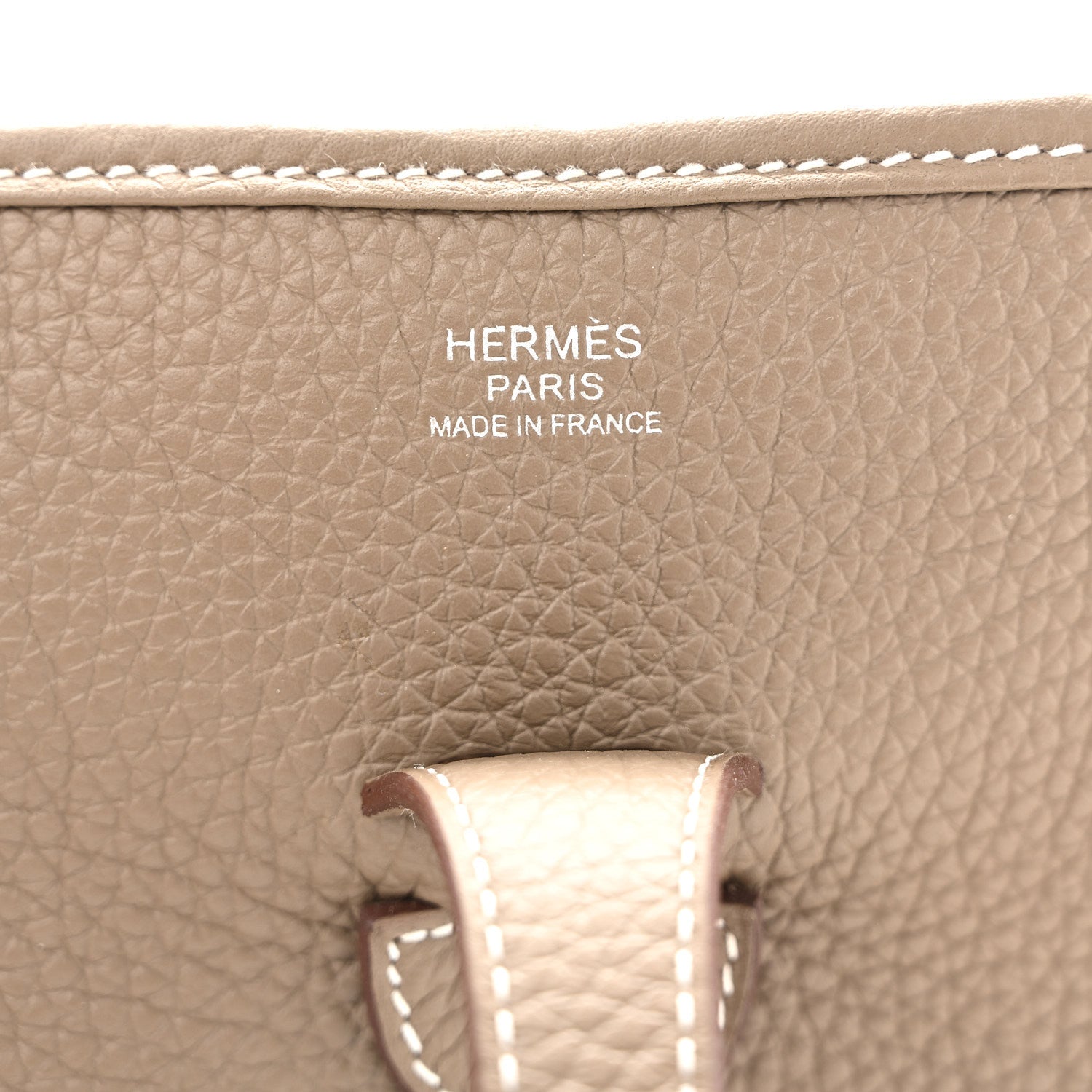 Hermes Taurillon Clemence EVELYNE III PM Etoupe 6 of 10