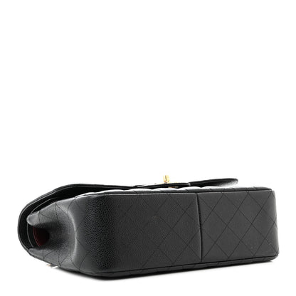 Chanel Caviar Quilted Jumbo Double Flap Black 4 of 13