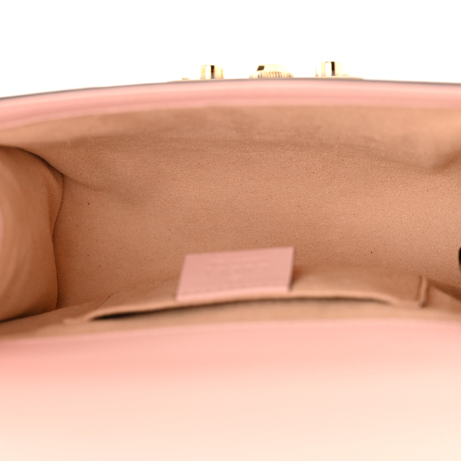 Gucci Calfskin Crystal Star Embroidered Small Padlock Shoulder Bag Perfect Pink Multicolor 5 of 11