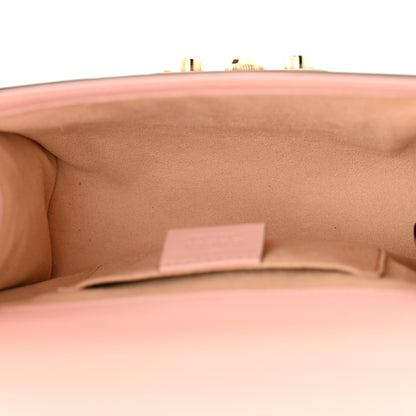 Gucci Calfskin Crystal Star Embroidered Small Padlock Shoulder Bag Perfect Pink Multicolor 5 of 11