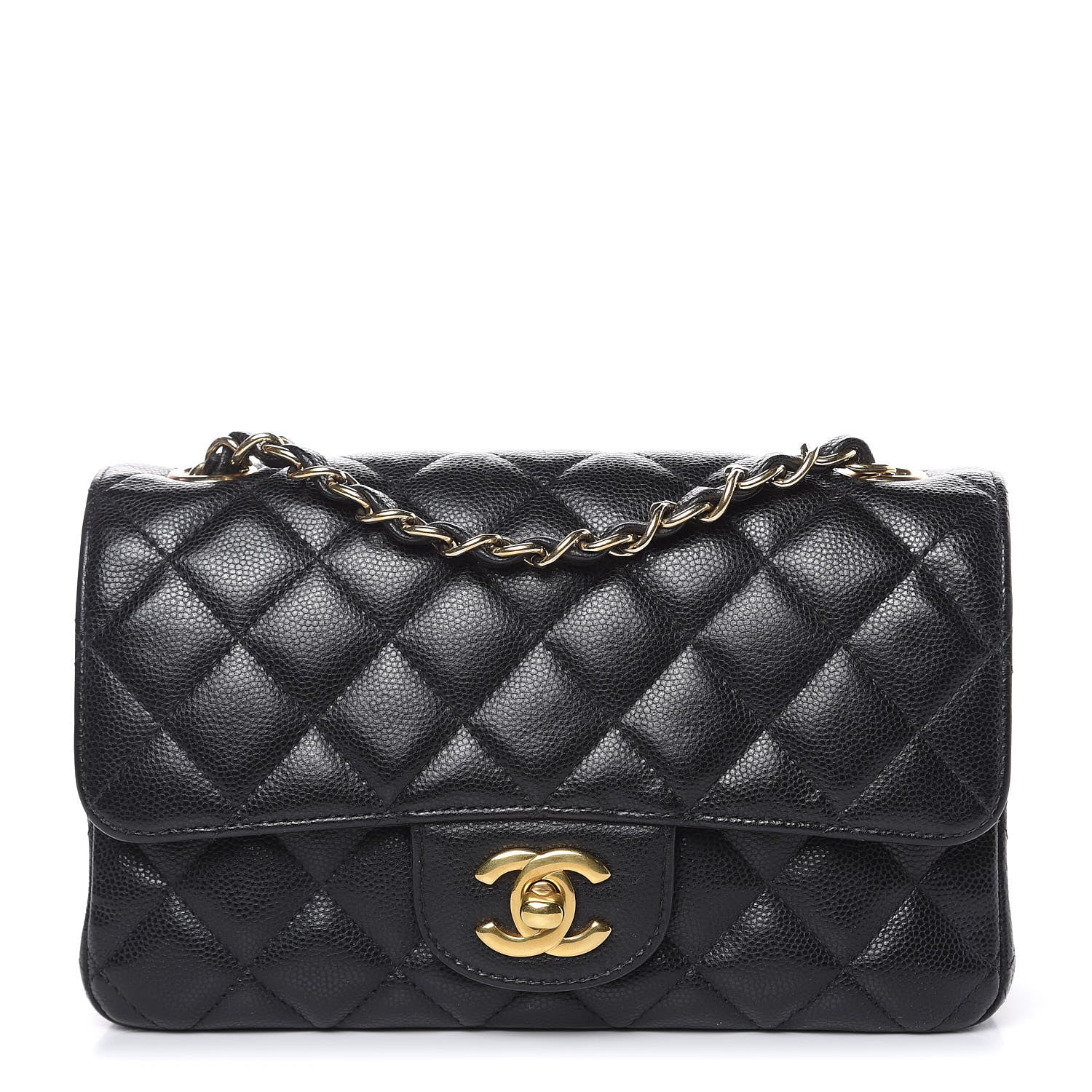 Chanel Caviar Quilted Mini Rectangular Flap Black 1 of 17