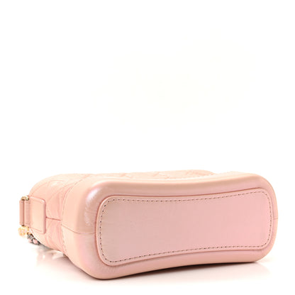 Chanel Iridescent Aged Calfskin Quilted Small Gabrielle Hobo Rose 4 of 9