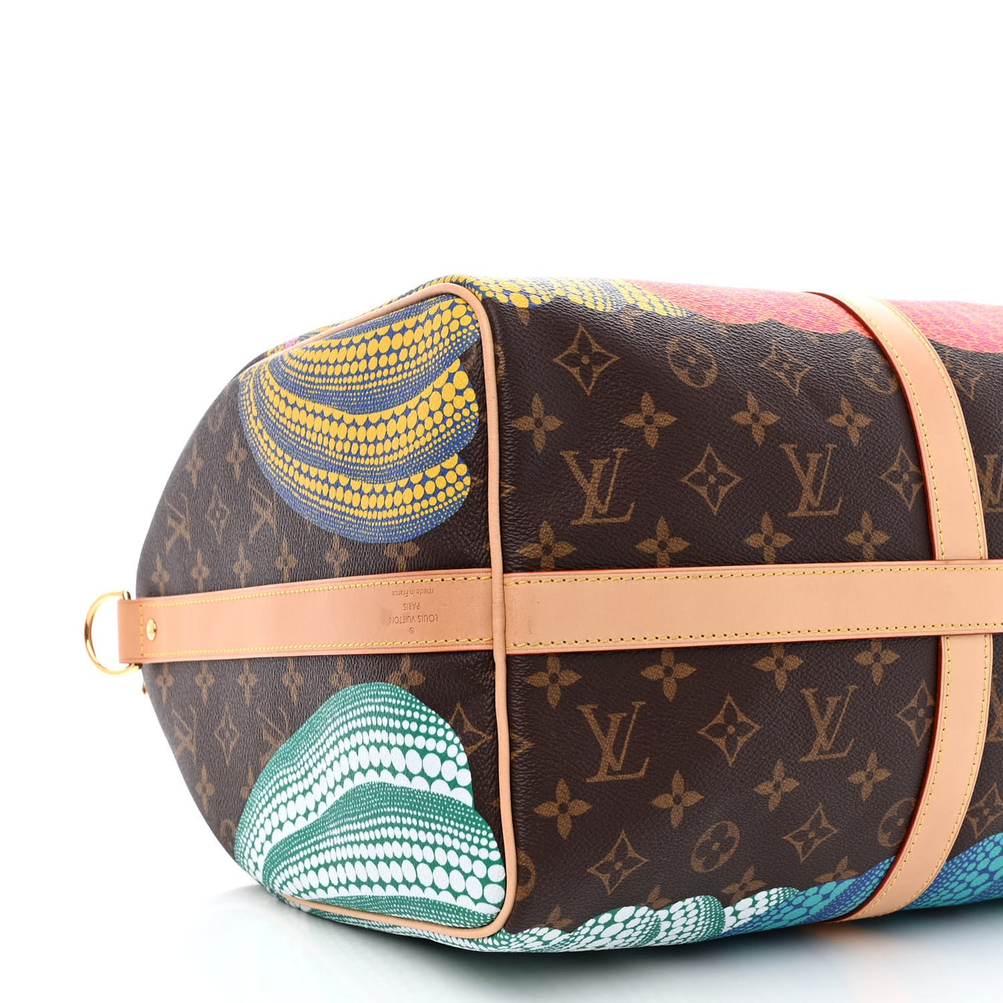 LV X YK Monogram Pumpkins Keepall Bandouliere 45