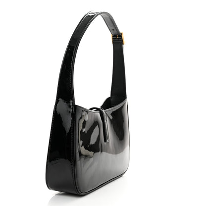 Saint Laurent Patent Calfskin Le 5 A 7 Hobo Black 3 of 15