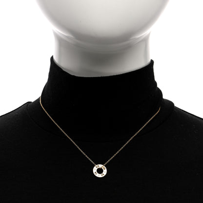 Tiffany 18K Yellow Gold Diamond Atlas Pierced Pendant Necklace 2 of 6