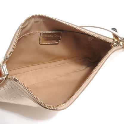 Christian Dior Patent Ultimate Zip Pochette Gold 5 of 8