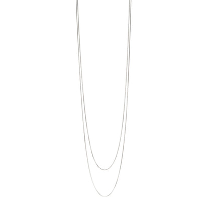 David Yurman Sterling Silver 14K Yellow Gold 1.7mm Box Chain Necklace 72" 1 of 8