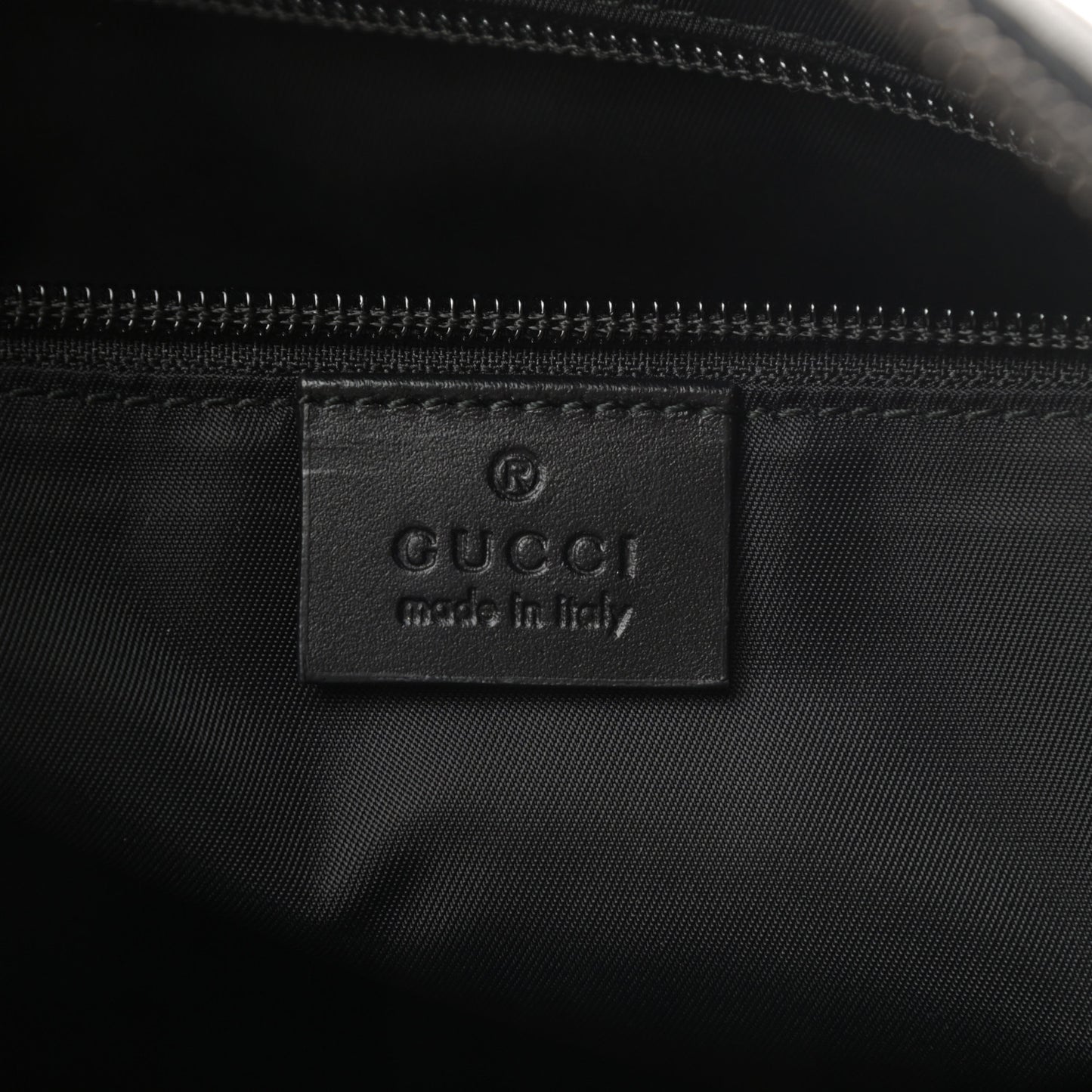GG Supreme Monogram Crossbody Messenger Bag Black Grey